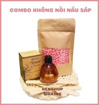 Combo triệt lông 100gr sáp wax Nóng Beans và Mỡ trăn Nstore