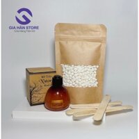 Combo triệt lông 100gr sáp wax Nóng Beans và Mỡ trăn Nstore