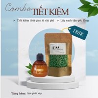 Combo triệt lông vĩnh viễn sáp wax nóng, har banes wax lông và mỡ trăn nguyên chất