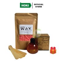 Combo Triệt Lông Vĩnh Viễn Tại Nhà, Hạt Wax Nóng Hard Wax Beans và Mỡ Trăn Sáp Wax Sạch Lông Nách, Râu, Tay Chân, Bikini