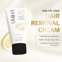Combo triệt lông vĩnh viễn UMIHA với Mỡ trăn nguyên chất U Minh Hạ và Kem tẩy lông UMIHA 85g an toàn tiết kiệm tại nhà - Kem tẩy lông UMIHA