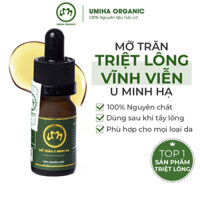 Combo triệt lông vĩnh viễn UMIHA với Mỡ trăn nguyên chất U Minh Hạ và Kem tẩy lông UMIHA an toàn tiết kiệm tại nhà - Mỡ trăn 10ml