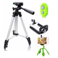 Combo Tripod Chụp Hình 3110 + Tripod Bạch Tuộc Dẻo + Remote Chụp Hình - Tiện Lợi, Hữu Ích, Đa Di Năng