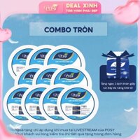 COMBO TRÒN - 10 CUỘN Giấy vệ sinh cuộn lớn, cuộn 700g 2 lớp, mềm mịn, tiết kiệm dành cho không gian văn phòng, nhà hàng