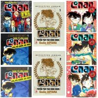 Combo Trọn Bộ CONAN ĐẶC SẮC Conan và Tổ chức Áo Đen Tập 1, 2  Conan Tuyển Tập Đặc Biệt - FBI Selection  Conan Tuyển Tập Fan Bình Chọn Tập 1, 2  Conan Những Câu Chuyện Lãng Mạn Tập 1,2,3 - Bộ 8 Cuốn Tặng Kèm Postcard Green Life