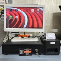 COMBO TRỌN BỘ MÁY TÍNH TIỀN D2 (MÀN HÌNH CẢM ỨNG + KÉT TIỀN+ MÁY IN + POS365)