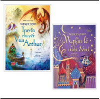 Combo Truyện Kể Cho Bé  Illustrated Classics - Truyền Thuyết Vua Arthur  Illustrated Classics - Nghìn Lẻ Một Đêm Tặng Bookmark Happy Life