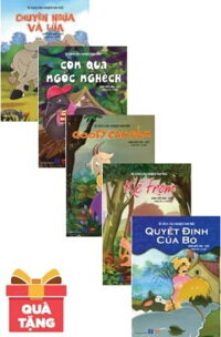 Combo Truyện Tranh Song Ngữ Anh - Việt - Tủ Sách Câu Chuyện Đạo Đức (Bộ 5 Cuốn) - Tặng Kèm 1 Sách Ngẫu Nhiên Có Giá Trị Từ 39k-65k (Số Lượng Có Hạn)