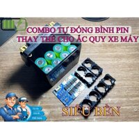 COMBO TỰ ĐÓNG BÌNH XE MÁY, MẠCH BMS TÍCH HỢP CÂN BẰNG, PIN A123 BỀN  XÃ CAO THAY THẾ CHO ẮC QUY HONDA, YAMAHA , SYM ....