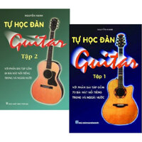 Combo Tự Học Đàn Guitar Bộ 2 Tập  Với Phần Bài Tập Gồm 150 Bài Hát Nổi Tiếng Trong Và Ngoài Nước