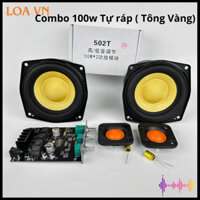 Combo tự ráp, Diy Loa bluetooth 100w, loa Boombox2, Mạch Zk502T có app từ shop Loa VN