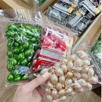 Combo túi 50 viên serum dưỡng tóc Super Long Hair cao cấp giúp tóc dài, mềm tóc Thái Lan