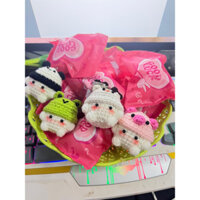 Combo túi mù móc khoá len bé nấm ngẫu nhiên [HÀNG CÓ SẲN]