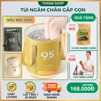 Combo túi ngâm chân + thảo dược ngâm chân + cây đấm lưng ngải cứu