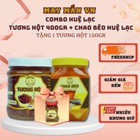 Combo Tương Hột 400gr + Chao Béo 400gr + Quà Tặng Tương 150gr Huệ Lạc