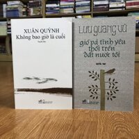 Combo tuyển tập thơ LƯU QUANG VŨ GIÓ VÀ TÌNH YÊU THỔI TRÊN ĐẤT NƯỚC TÔI  thơ XUÂN QUỲNH KHÔNG BAO GIỜ LÀ CUỐI tặng kèm bookmark