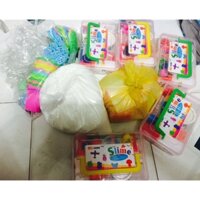Combo tuyết nhân tạo bộ kit Slime bịch zip và tuyết