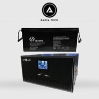 Combo UPS Apollo HI1500 và 1 Ắc quy Saite 12V 200Ah