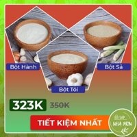 [COMBO ƯU ĐÃI] Bột Tỏi Bột Hành Bột Sả Nguyên Chất - Gia Vị Tẩm Ướp Thịt Ướp Đồ Ăn - Đặc Sản Kinh Môn Hải Dương Loại 1