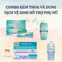 Combo Vágìsíl Kem Thoa Cô Bé Và Dung Dịch Vệ Sinh Phụ Nữ Hỗ Trợ Sức Khỏe