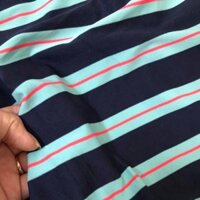 Combo vải lanh hoa vải cotton kẻ