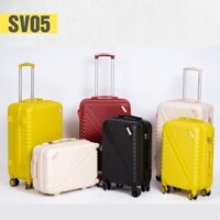 COMBO Vali Sunny SV05 Size 20 - size 24 inch, chống va đập, chống trầy xước