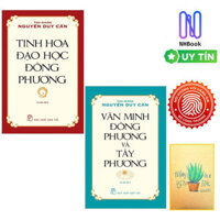 Combo  Văn Minh Đông Phương Và Tây Phương và Tủ Sách Triết Học Phương Đông - Tinh Hoa Đạo Học Đông Phương  Tặng Kèm Sổ Tay