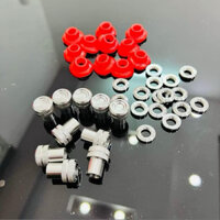 Combo Van vòi xe máy + tán + Cao su van inox 304 CNC CTS