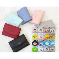 Combo ví nữ Forever Young bì thư và ví silicon cute