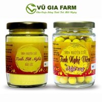 Combo Viên Nghệ Đỏ Mật Ong + Tinh Bột Nghệ - Nguyên Chất Vũ Gia (100gr)