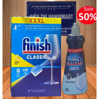 Combo Viên rửa bát Finish 90V + Nước làm bóng Finish 400ml - Hanoimart