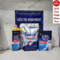 Combo Viên rửa bát Finish Quantum 72 tabs + Muối làm mềm nước Finish 1.5kg + Nước trợ xả làm bóng bát Finish 750ml