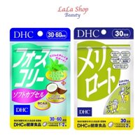 Combo Viên Uống DHC Giảm Cân Cải Thiện Vóc Dáng Nhật Bản gồm Giảm Cân DHC 30 Ngày & Thon Đùi DHC 30 ngày