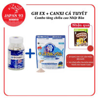Combo Viên uống GH Creation EX+  270 viên và Bột Bone's Calcium bổ sung canxi cá tuyết tăng chiều cao Nhật Bản