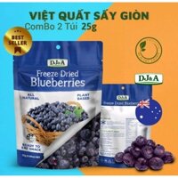 ComBo Việt Quất Sấy Giòn 25gr - Bổ sung dinh dưỡng, ngăn ngừa lão hóa - Tốt cho sức khỏe - Healthy Food - Thực phẩm Úc