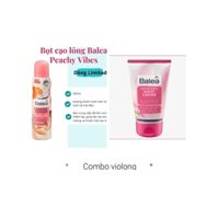 Combo Violong: Bọt cạo lông Balea Peachy Vibes +Kem dưỡng sau cạo Balea Hautcreme