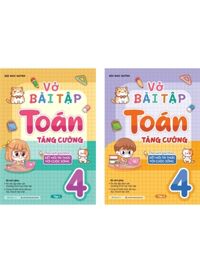 Combo Vở Bài Tập Toán Tăng Cường 4 (Theo Sách Giáo Khoa Kết Nối Tri Thức Với Cuộc Sống) (Bộ 2 Cuốn)