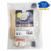 Combo vỏ bánh dẻo trung thu 2023 - bánh nướng- nước đường- bột bánh dẻo