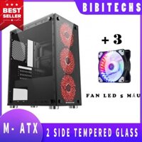 [COMBO] Vỏ case Xigmatek NYX + 3 Fan led 5 màu
