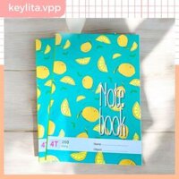 Combo vở kẻ ngang 200 trang, vở ghi kẻ ngang, kích thước B5, 170x240, giấy chống thấm chống lóa mắt, nhòe mực.