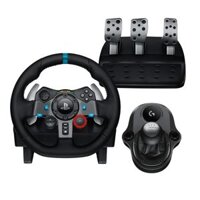 COMBO Vô Lăng chơi game Logitech G29 DRIVING FORCE + Bàn Đạp G29 + Cần số_hỗ trợ PS5/PC