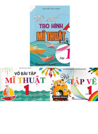 Combo Vở Tập Vẽ - Vở Bài Tập Mĩ Thuật - Trò Chơi Tạo Hình Mĩ Thuật Lớp 1 (Theo Chương Trình Tiểu Học Mới Định Hướng Phát Triển Năng Lực)
