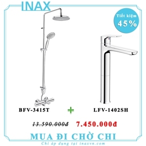 Combo vòi chậu + sen tắm LFV-1402SH+BFV-3415T