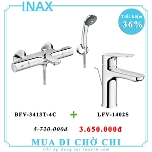 Combo Vòi chậu + Sen tắm  LFV-1402S+BFV-3413T-4C