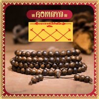 [COMBO] VÒNG CHUỖI HẠT 108 VIÊN GỖ TRẦM HƯƠNG ĐEO TAY, CỔ và LÁ