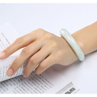 Combo Vòng đeo tay Quý Bà, Chất liệu đá Cẩm Thạch Tự Nhiên, Dòng Calcite, kèm GIẤY GÍAM ĐỊNH bản PHOTOCOPY Và hộp Gấm lót Nhung Lụa