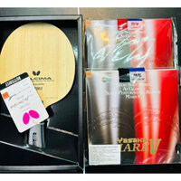 Combo Vợt Bóng Bàn FALCIMA Butterfly Kết Hợp Với Hai Mặt Vợt Mark V