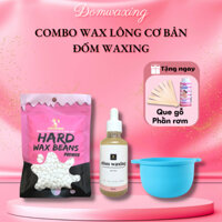 Combo Waxing Cơ Bản + Tặng Phấn rơm 5 Que Lấy Sáp Tiệt Trùng Wax Nách- Tay Chân- Bikini...