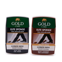 Combo Xi Mút Đánh Bóng Giày, Da GoldCare GC4003 Màu Đen và Nâu - Combo nâu đen