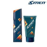 Combo Xịt khử mùi Xmen 150ml+ Gel Xmen 150g(Xmen Fire)